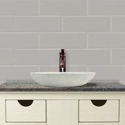 Faper Round Cast Concrete Vessel Sink - Cream