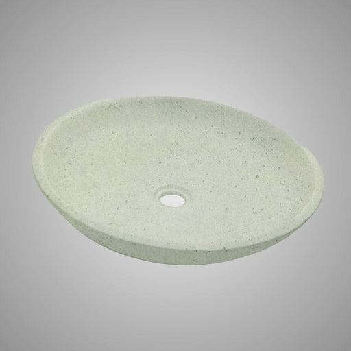 Faper Round Cast Concrete Vessel Sink - Cream