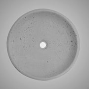 Faper Round Cast Concrete Vessel Sink - Dark Grey