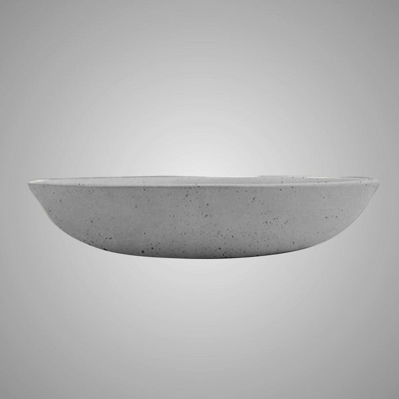 Faper Round Cast Concrete Vessel Sink - Dark Grey