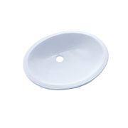 TOTO LT569#01 17" x 14" Oval Undermount Bathroom Sink, Cotton White