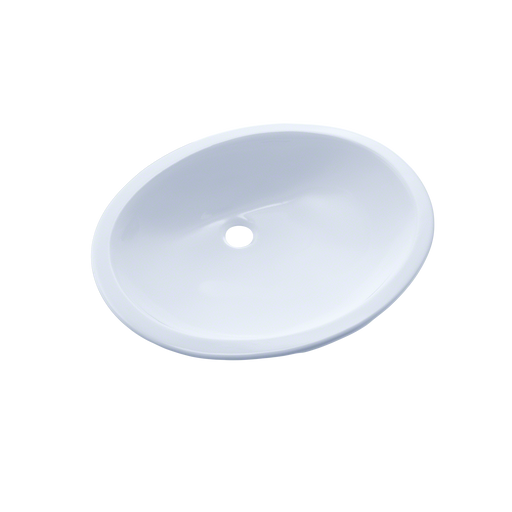 TOTO LT569#01 17" x 14" Oval Undermount Bathroom Sink, Cotton White