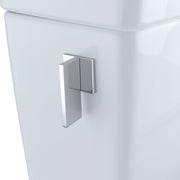 TOTO MS624124CEFG#01 Legato WASHLET+ One-Piece Elongated 1.28 GPF Universal Height Skirted Toilet with CEFIONTECT, Cotton White - view 2