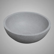 Felpy Round Cast Concrete Vessel Sink - Light Grey with Textured Finish
