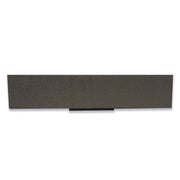 Feppder Rectangular Cast Concrete Vessel Sink - Dark Grey with Textured Finish