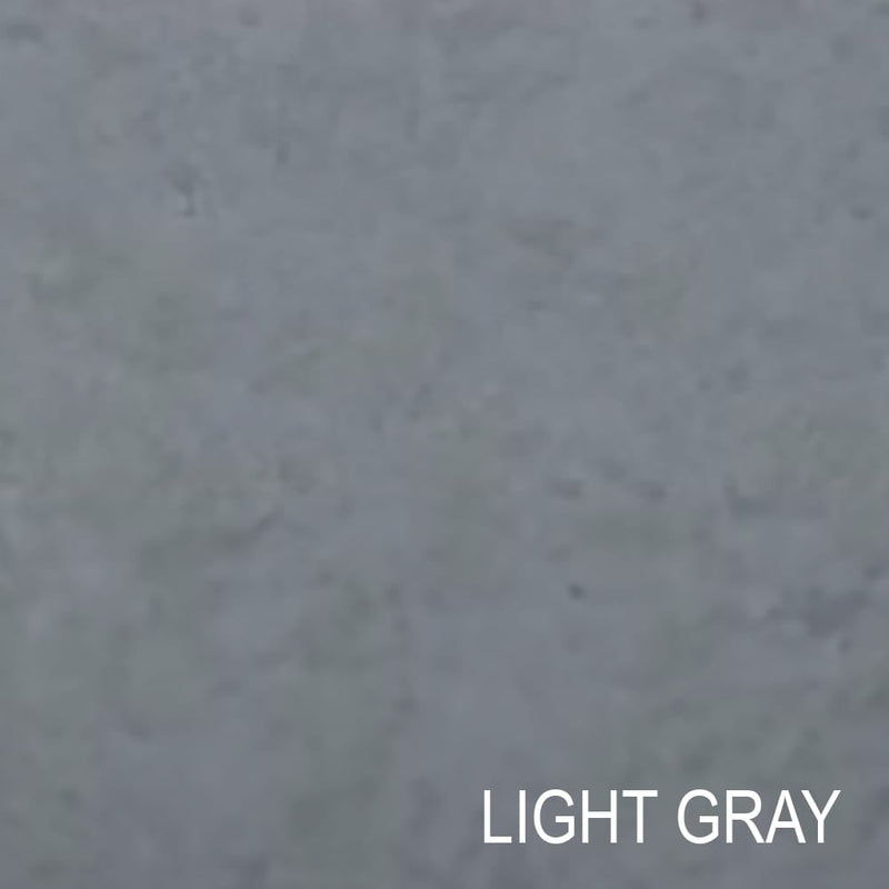 Feppder Rectangular Cast Concrete Vessel Sink - Light Grey with Textured Finish