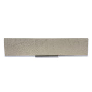 Feppder Rectangular Cast Concrete Vessel Sink - Light Grey with Textured Finish