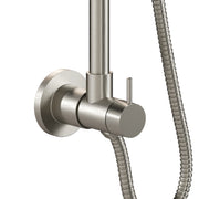 PULSE ShowerSpas 1088-BN-1.8GPM-RIV SeaBreeze II 8-in Rain Showerhead Shower System with Multi-function Handshower, Adjustable Slide Bar and Mixing Valve in Brushed Nickel, 1.8 GPM - view 4