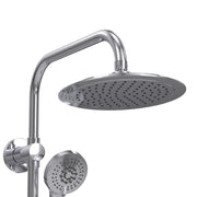 PULSE ShowerSpas 1088-CH-1.8GPM-RIV SeaBreeze II 8-in Rain Showerhead Shower System with Multi-function Handshower, Adjustable Slide Bar and Mixing Valve in Chrome, 1.8 GPM - view 2