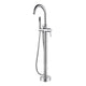 PULSE ShowerSpas 3021-FSTF-CH Highflow Freestanding Tub Filler with Swivel Spout and Handshower in Chrome