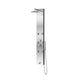 PULSE ShowerSpas 1042-SSB-1.8GPM Monterey 8-in Rain Showerhead ShowerSpa with 6 Body Jets and Handshower in Brushed Stainless Steel, 1.8 GPM