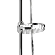 PULSE ShowerSpas 1011-CH-1.8GPM Kauai 8-in Rain Showerhead Shower System with Slide Bar and Integrated Soap Dish in Chrome, 1.8 GPM - view 3