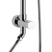 PULSE ShowerSpas 1011-CH-1.8GPM Kauai 8-in Rain Showerhead Shower System with Slide Bar and Integrated Soap Dish in Chrome, 1.8 GPM - view 5