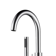 PULSE ShowerSpas 3021-FSTF-CH Highflow Freestanding Tub Filler with Swivel Spout and Handshower in Chrome - view 2