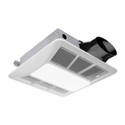 Anzzi Summers Series 100 CFM Ceiling Mount Bathroom Exhaust Fan with LED Light, Humidity Sensor Activation in White