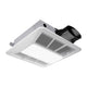 Anzzi Summers Series 100 CFM Ceiling Mount Bathroom Exhaust Fan with LED Light, Humidity Sensor Activation in White
