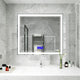 Moreno Bath MOA604 Moreno Florence 40" W x 35.5" H LED Mirror with Bluetooth, Time & Temperature Display