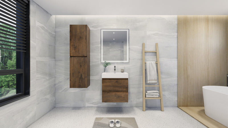 Moreno Bath FORTUNE24 Fortune 24" Floating Bathroom Vanity Set with Reinforced Acrylic Sink Top - view 4