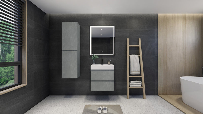 Moreno Bath FORTUNE24 Fortune 24" Floating Bathroom Vanity Set with Reinforced Acrylic Sink Top - view 6