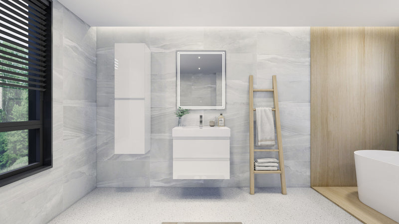 Moreno Bath FORTUNE30 Fortune 30" Floating Bathroom Vanity Set with Reinforced Acrylic Sink Top - view 5