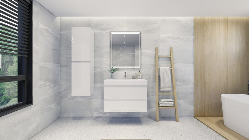 Moreno Bath FORTUNE36 Fortune 36" Floating Bathroom Vanity Set with Reinforced Acrylic Sink Top - view 9