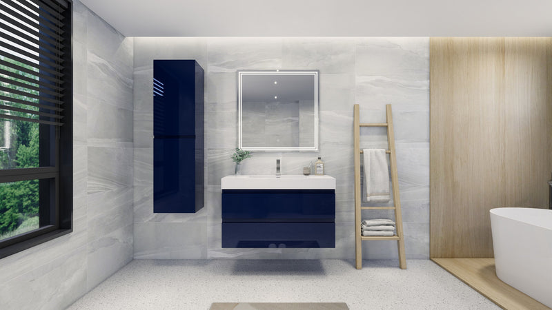 Moreno Bath FORTUNE42 Fortune 42" Floating Bathroom Vanity Set with Reinforced Acrylic Sink Top - view 3
