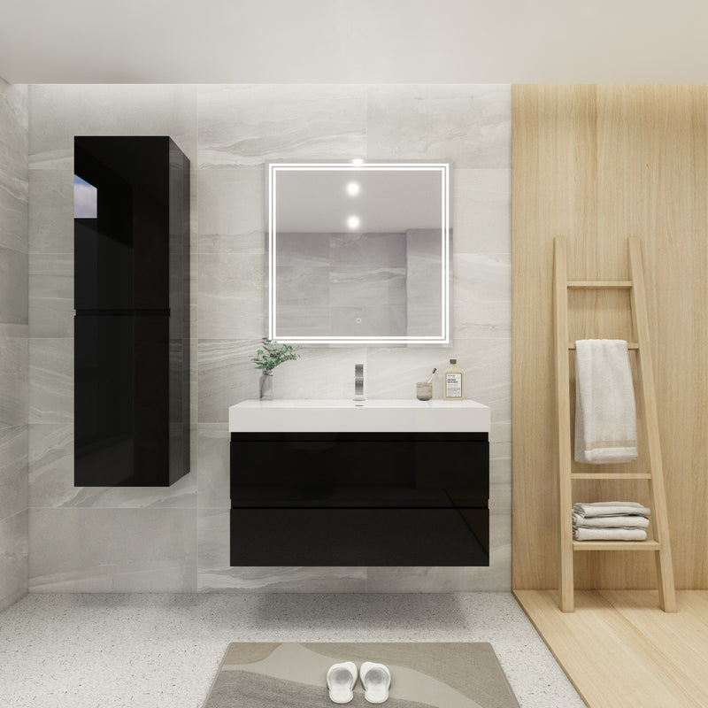 Moreno Bath FORTUNE42 Fortune 42" Floating Bathroom Vanity Set with Reinforced Acrylic Sink Top - view 10