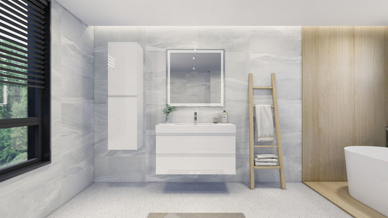 Moreno Bath FORTUNE42 Fortune 42" Floating Bathroom Vanity Set with Reinforced Acrylic Sink Top - view 6