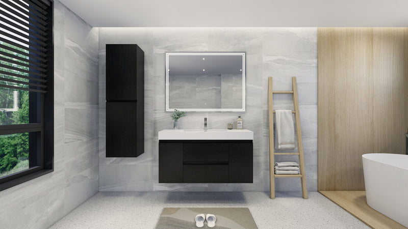 Moreno Bath FORTUNE48S Fortune 48" Floating Bathroom Vanity Set with Reinforced Acrylic Single Sink Top - view 8