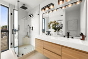 Moreno Bath FORTUNE60D Fortune 60" Floating Bathroom Vanity Set with Reinforced Acrylic Double Sink Top - view 2