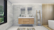 Moreno Bath FORTUNE60D Fortune 60" Floating Bathroom Vanity Set with Reinforced Acrylic Double Sink Top - view 7