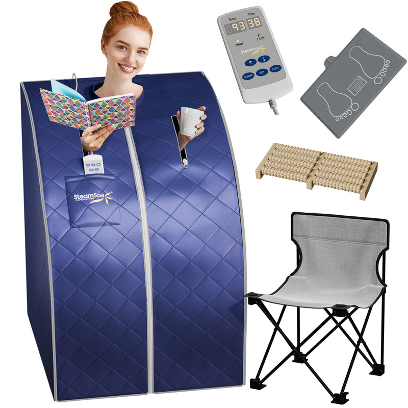 SteamSpa Infrared Portable Home Sauna - Royal Blue