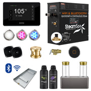 SteamSpa Black Series Generator Round Aroma Pump - Gold