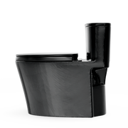TOTO MS686124CUF#51 Aurora 1G One-Piece Elongated 1.0 GPF WASHLET+ and Auto Flush Ready Universal Height Toilet with SS124 SoftClose Seat, Ebony - view 8