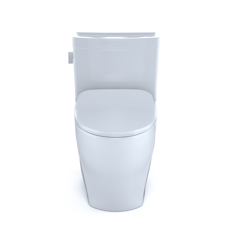 TOTO MS624234CEFG#01 Legato One-Piece Elongated 1.28 GPF Toilet with CEFIONTECT and SoftClose Seat, WASHLET+ Ready, Cotton White - view 6