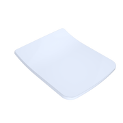 TOTO SS249R#01 SoftClose Slim Square Seat and Lid for SP Wall-Hung Toilet, Cotton White