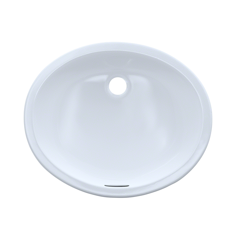 TOTO LT569#01 17" x 14" Oval Undermount Bathroom Sink, Cotton White - view 2