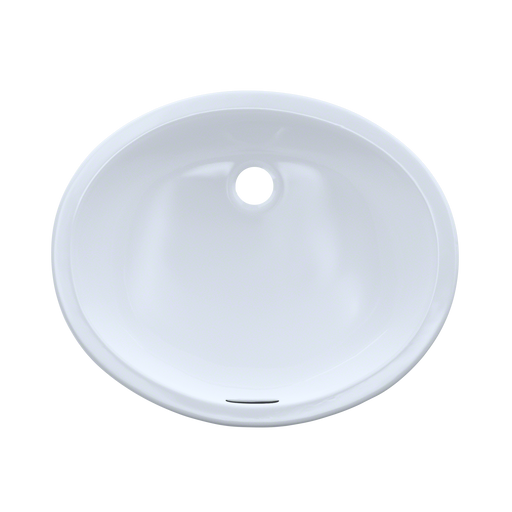 TOTO LT569#01 17" x 14" Oval Undermount Bathroom Sink, Cotton White - view 2