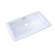 TOTO LT191G#01 Rectangular Undermount Bathroom Sink with CEFIONTECT, Cotton White