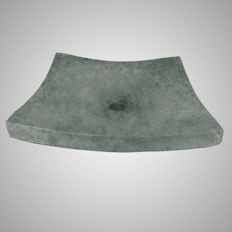Gresham Square Cast Concrete Vessel Sink - Copper Green