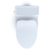 TOTO MS624234CEFG#01 Legato One-Piece Elongated 1.28 GPF Toilet with CEFIONTECT and SoftClose Seat, WASHLET+ Ready, Cotton White - view 8