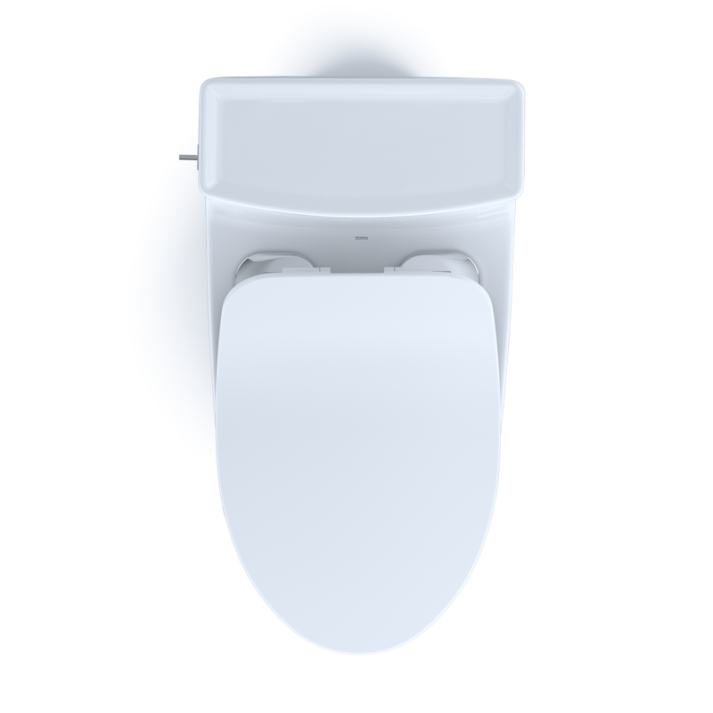 TOTO MS624234CEFG#01 Legato One-Piece Elongated 1.28 GPF Toilet with CEFIONTECT and SoftClose Seat, WASHLET+ Ready, Cotton White - view 8