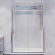 Anzzi SD-AZ052-01CH Halberd Series 47 to 48 in. x 72 in. Sliding Framed Shower Door in Polished Chrome with Tsunami - view 5