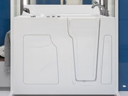 Meditub 2853RWH Celeste Series 53 - 60 in x 28 in. Right Drain Whirlpool Jetted Walk-in Tub in White lifestyle