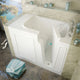 Meditub 2952RWH Walk-In 29 x 52 Right Drain White Whirlpool Jetted Walk-In Bathtub