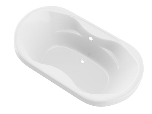 Atlantis Whirlpool 4170I Indulgence 41 x 71 Oval Soaking Bathtub with Center Drain in White