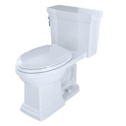 TOTO MS814224CEFG#01 Promenade II One-Piece Elongated 1.28 GPF Universal Height Toilet with CEFIONTECT, Cotton White - view 3