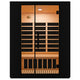 SaunaSpa SC-SS0029-0S 3-Person Indoor Infrared Sauna in Black Canadian Hemlock