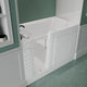 Meditub A3060WILWA Collection 30 x 59 Left Side Drain Air Jetted Bathtub in White with Aroma and Chroma Therapy