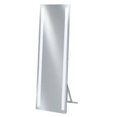 Afina IL-2266-SM Illume 22" W x 66" H Floor Standing LED Backlit Tilt Dressing Mirror